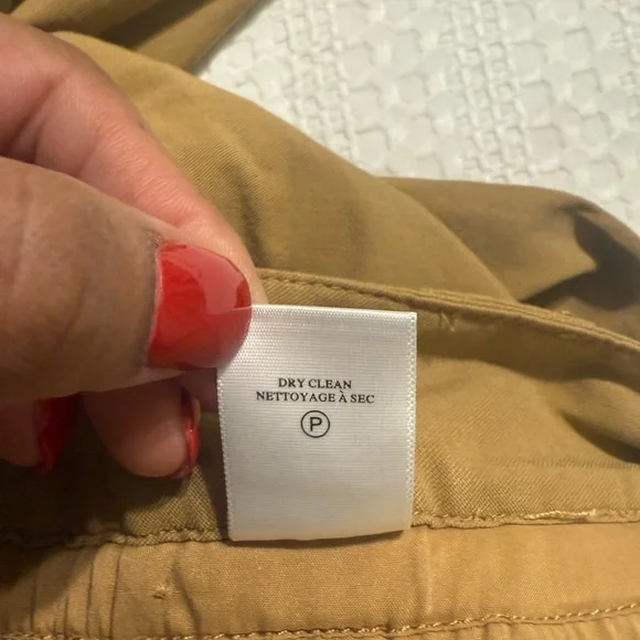 A.L.C. Tan Tie-Waist Trousers - Picture 7 of 12